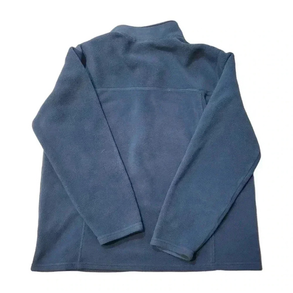 L L Bean XL Tall Full Zip Fleece Jacket Blue Gray - Picture 2 of 7